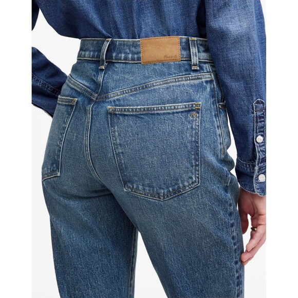 Madewell Womens Petite Relaxed Bootcut Jeans in Concho Wash NWT Size 30P - Picture 7 of 16